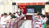 UBND Thành phố tổ chức nghe báo cáo công tác chuẩn bị cưỡng chế thu hồi đất để thực hiện dự án.