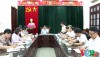 Hội đồng nhân dân Thành phố Phủ Lý tổ chức hội nghị liên tịch để thống nhất thời gian, nội dung, chương trình kỳ họp thứ 24 ( Kỳ họp chuyên đề), HĐND Thành phố khóa XIX