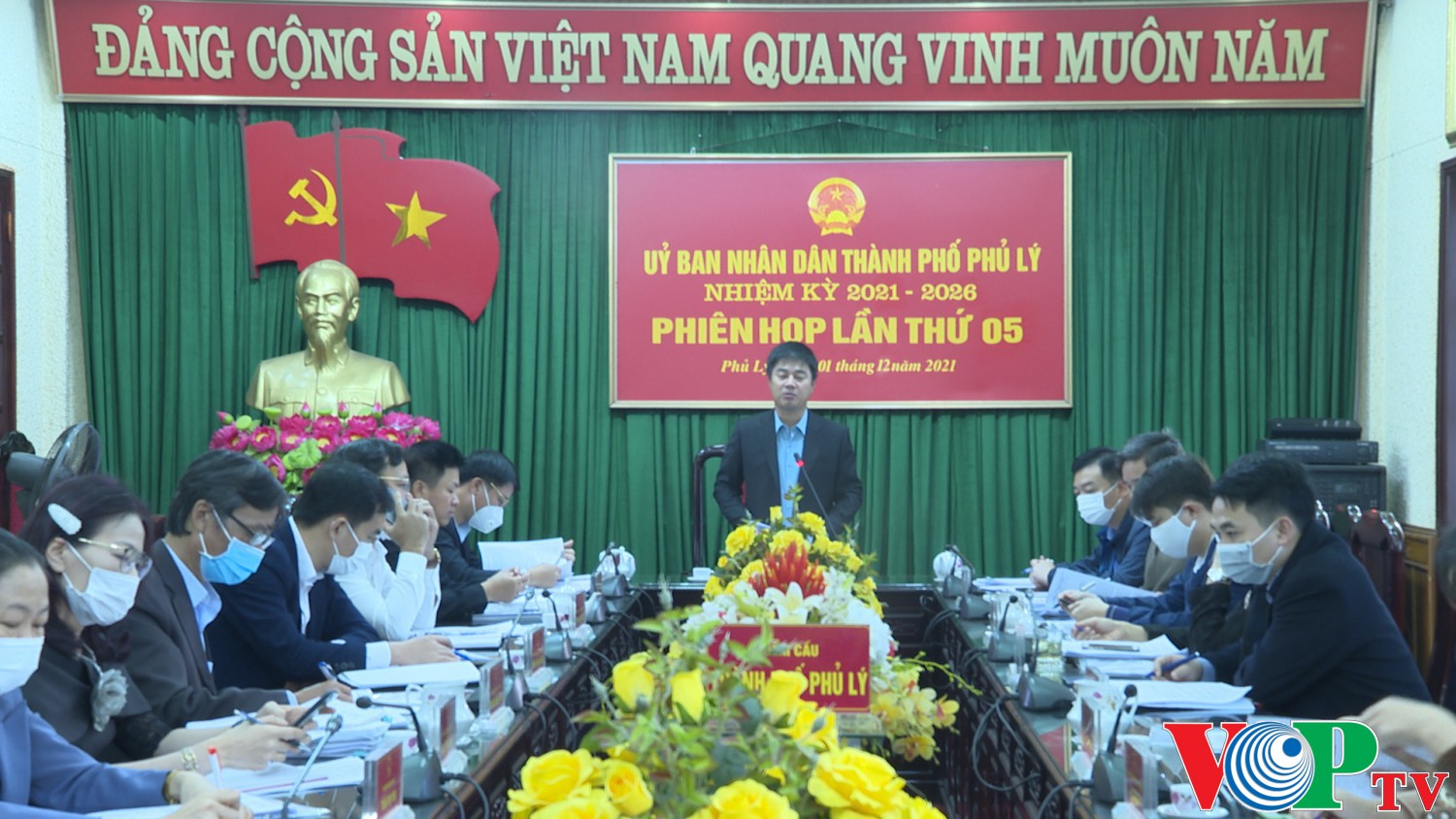 UBND thành phố Phủ Lý tổ chức phiên họp lần thứ 5, nhiệm kỳ 2021 - 2026