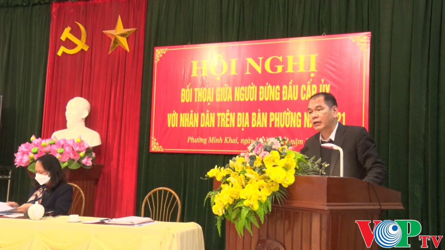 Phường Minh Khai đối thoại giữa người đứng đầu cấp ủy với nhân dân trên địa bàn phường năm 2021