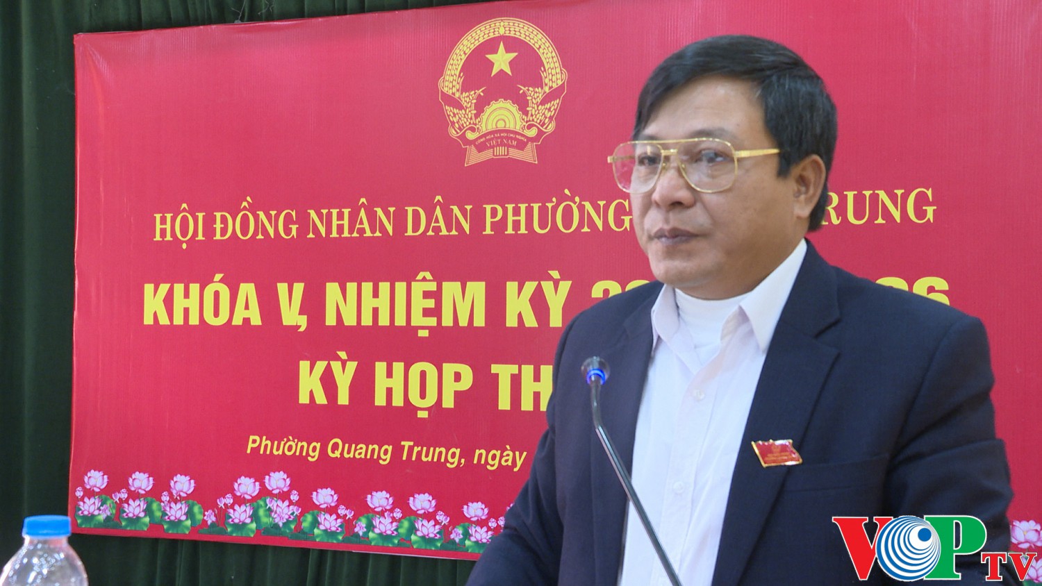 HĐND phường Quang Trung tổ chức kỳ họp thứ 6, khóa V, nhiệm kỳ 2021-2026.