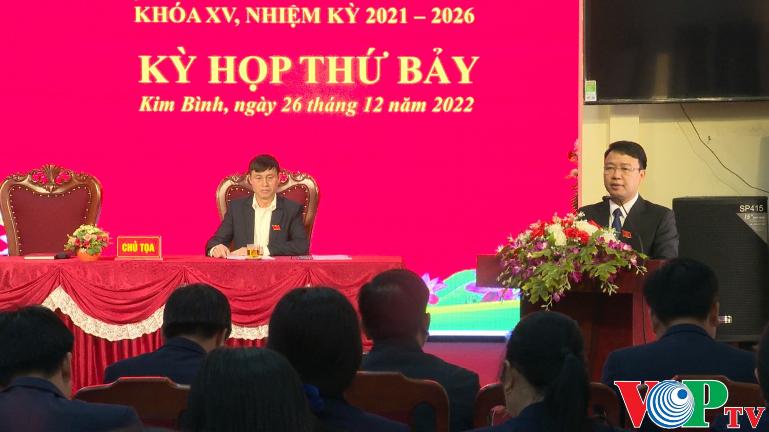 HĐND xã Kim Bình tổ chức kỳ họp thứ 7, khóa XV, nhiệm kỳ 2021-2026.