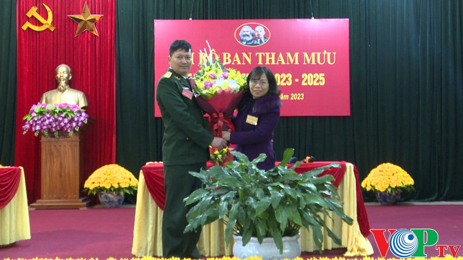 Chi bộ Ban Tham mưu – Đảng bộ Quân sự thành phố tổ chức Đại hội nhiệm kỳ 2023-2025.