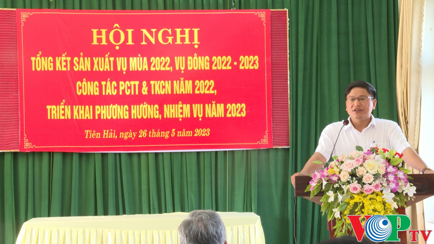 Xã Tiên Hải tổ chức hội nghị tổng kết sản xuất vụ mùa 2022, vụ đông 2022-2023, công tác PCTT và TKCN năm 2022, triển khai phương hướng nhiệm vụ năm 2023.