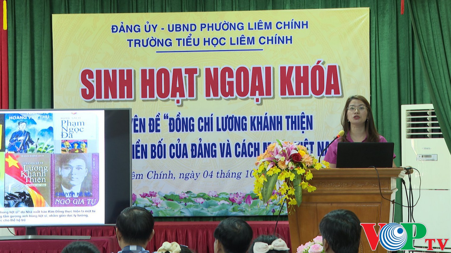 Trường Tiểu học và THCS Liêm Chính tổ chức sinh hoạt ngoại khoá tìm hiểu về cuộc đời, sự nghiệp của đồng chí Lương Khánh Thiện