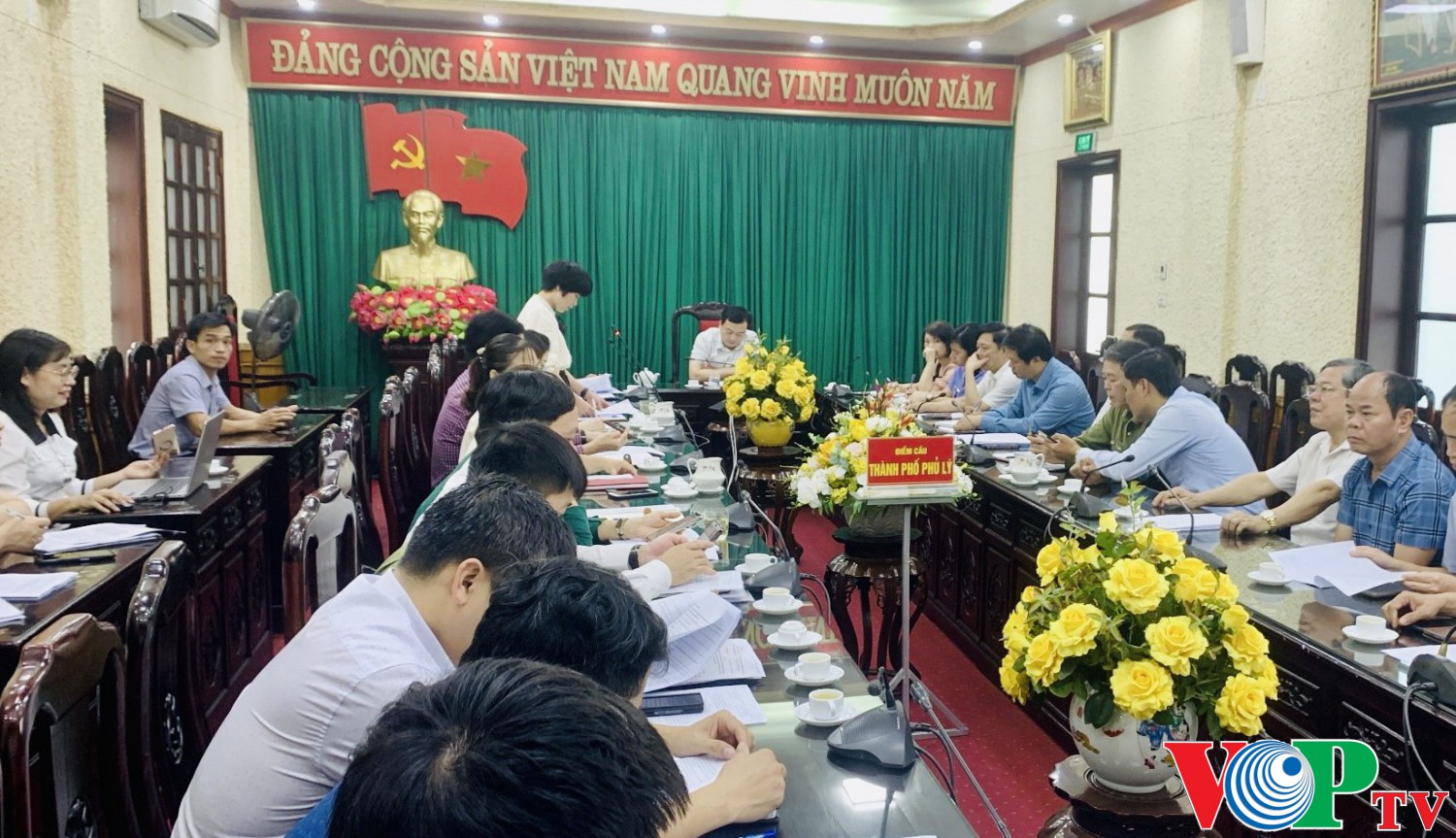 UBND Thành phố tổ chức hội nghị nghe báo cáo kết quả thực hiện GPMB đối với các hộ đã ban hành quyết định cưỡng chế thực hiện quyết định thu hồi đất địa bàn phường Thanh Châu