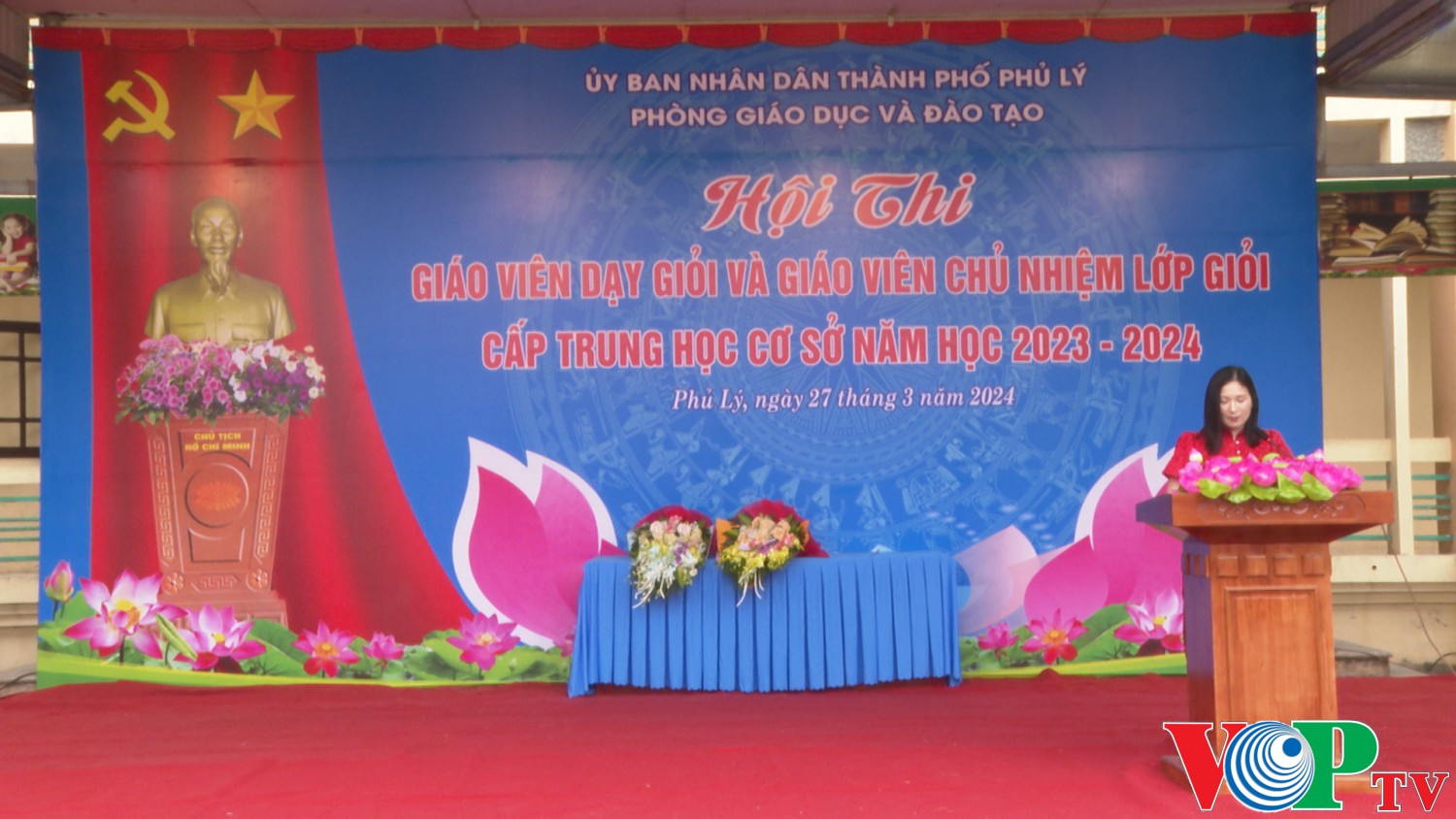 Phòng GD&ĐT Thành phố khai mạc Hội thi giáo viên dạy giỏi và giáo viên chủ nhiệm lớp giỏi cấp THCS