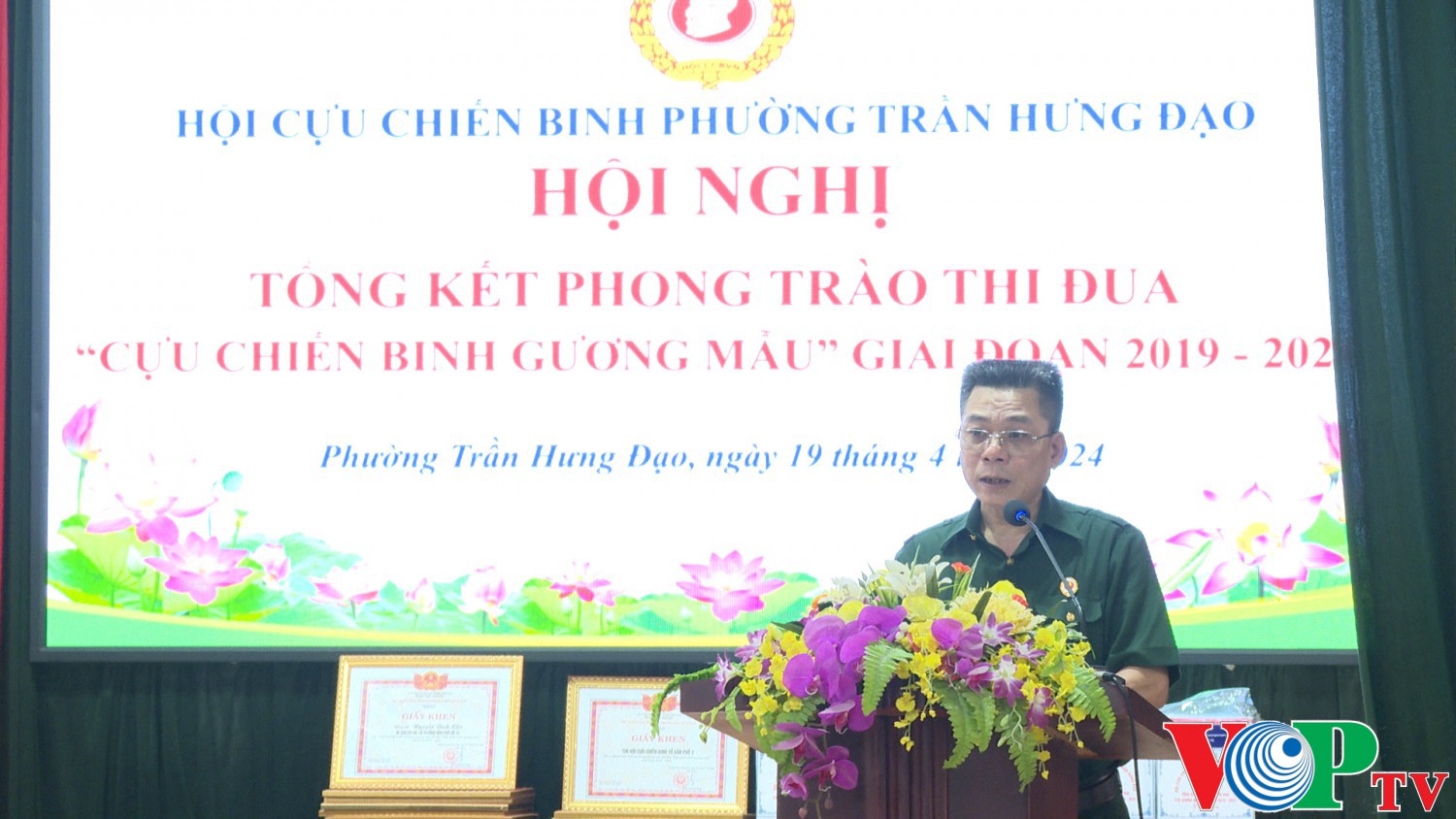 Hội CCB phường Trần Hưng Đạo tổng kết phong trào thi đua “Cựu chiến binh gương mẫu” giai đoạn 2019 - 2024