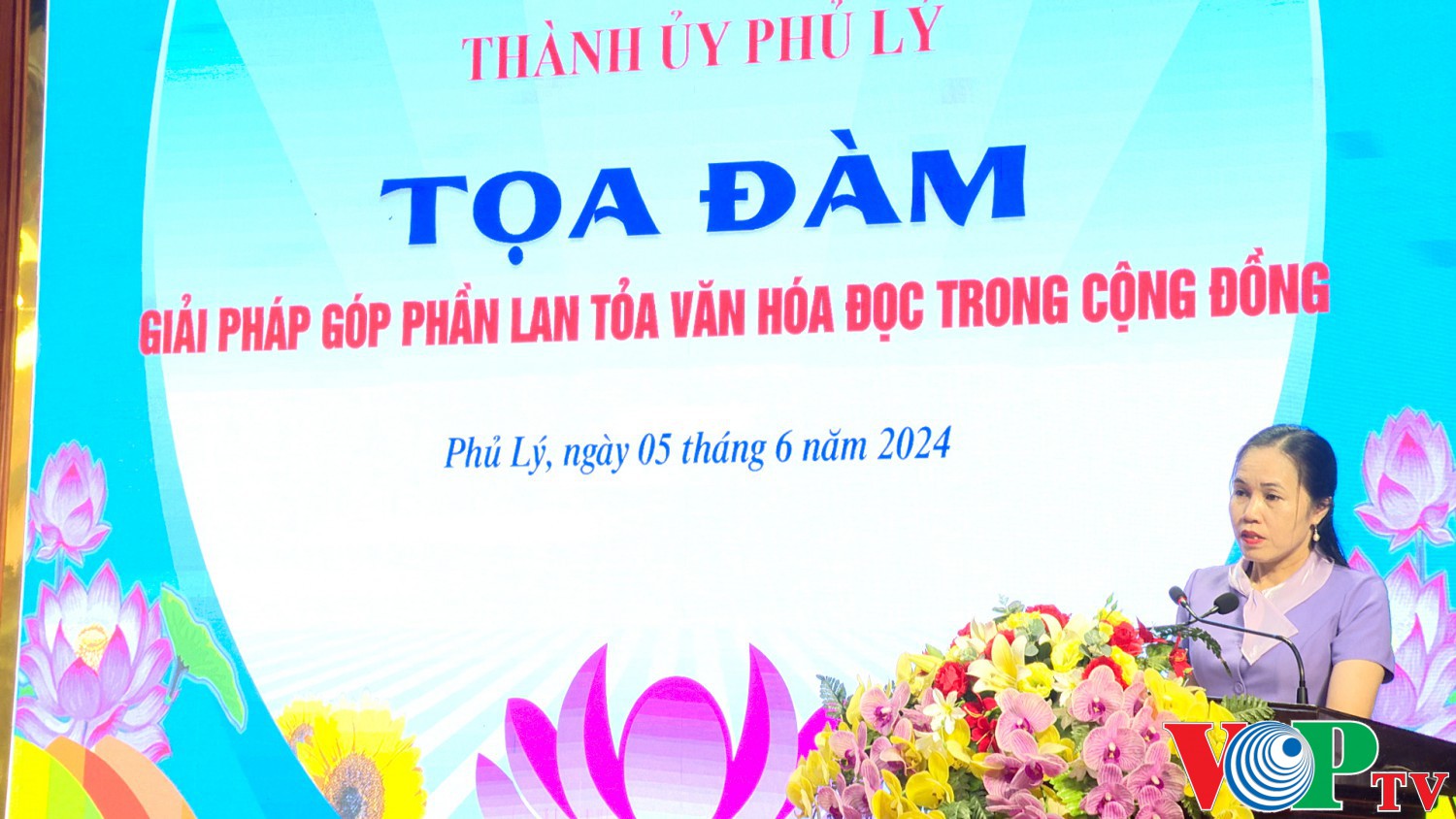 Thành uỷ Phủ Lý tổ chức Toạ đàm giải pháp lan toả văn hoá đọc trong cộng đồng.