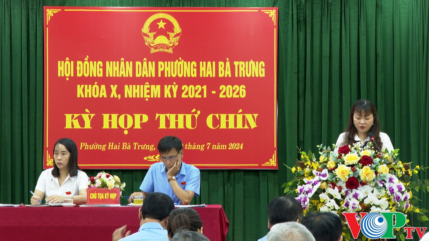 Phường Hai Bà Trưng tổ chức kỳ họp thứ 9, HĐND phường khóa X, nhiệm kỳ 2021-2026