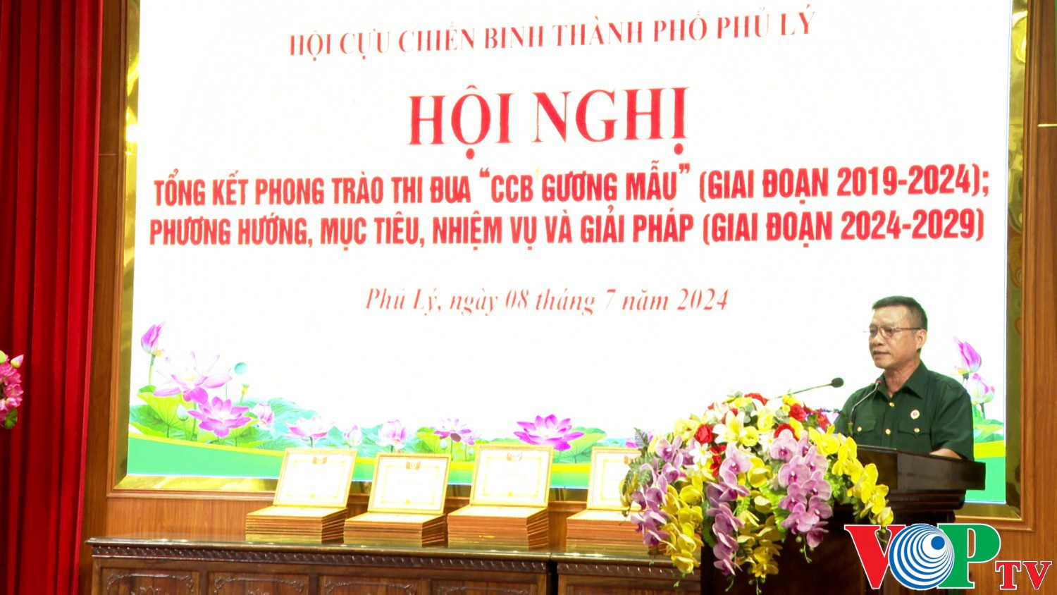 Hội Cựu chiến binh thành phố Phủ Lý tổng kết phong trào thi đua “CCB gương mẫu” giai đoạn 2019 - 2024