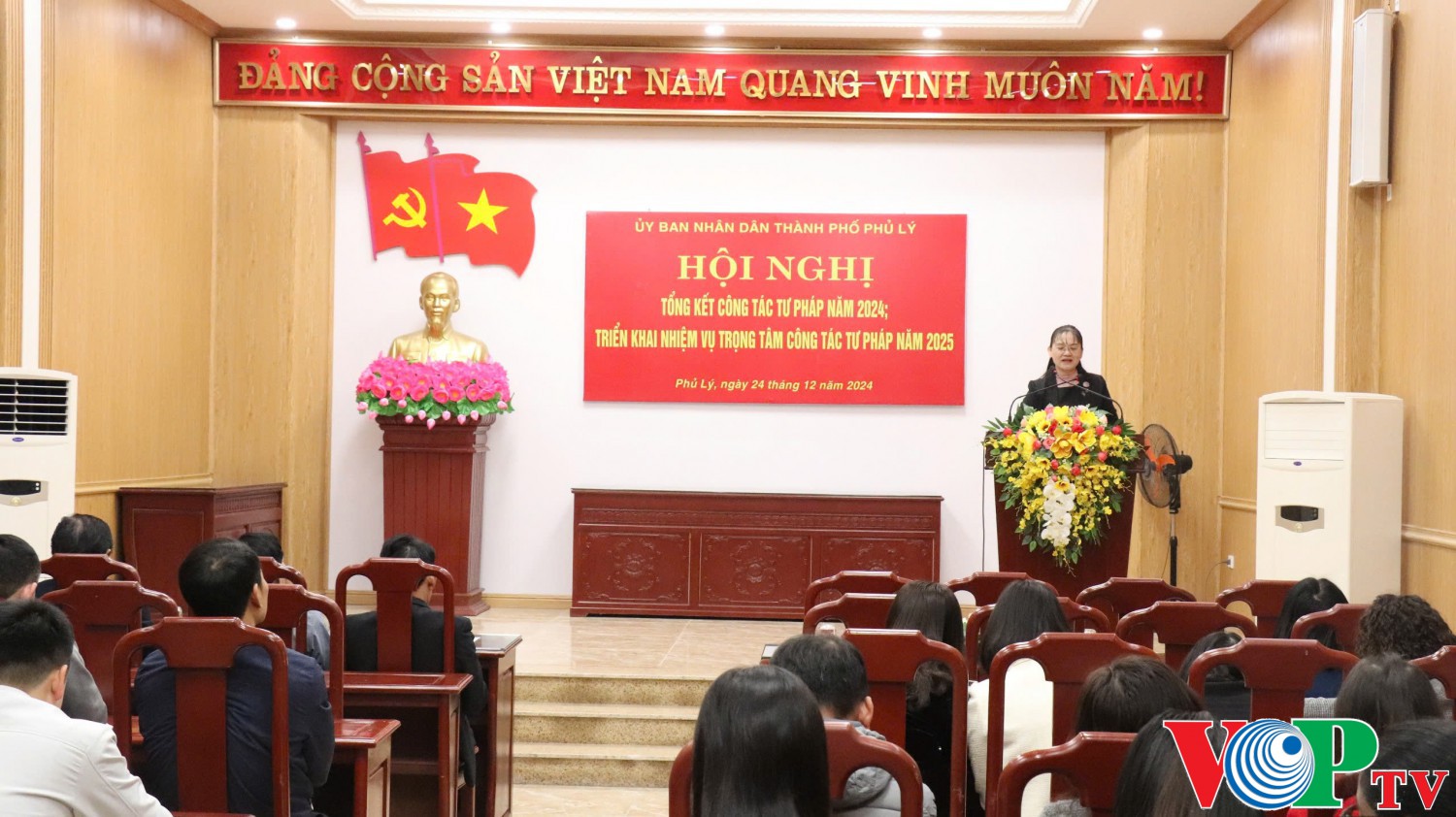 UBND Thành phố Phủ Lý tổng kết công tác tư pháp năm 2024, triển khai nhiệm vụ trọng tâm năm 2025.