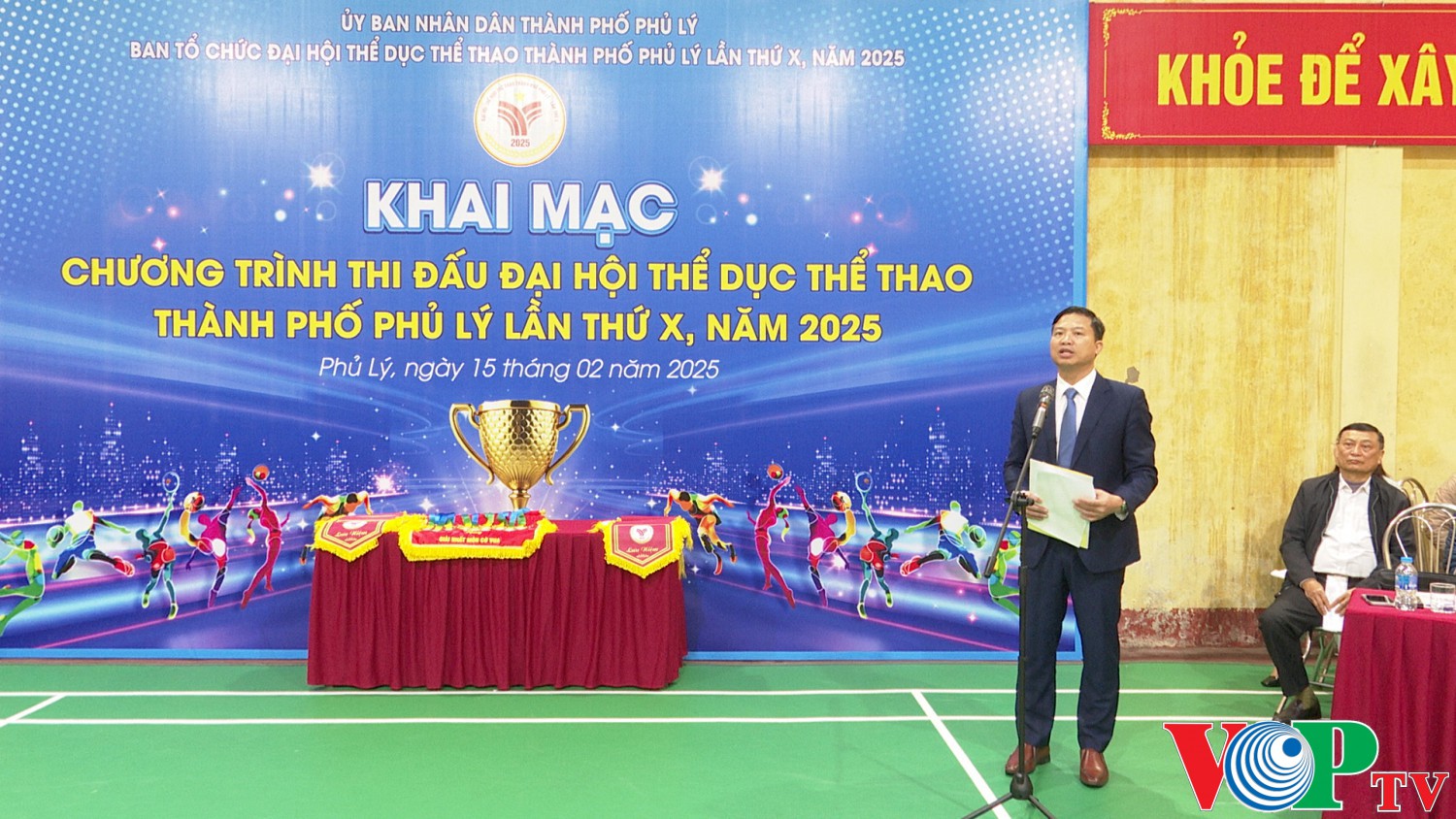 Khai mạc chương trình thi đấu Đại hội Thể dục thể thao Thành phố Phủ Lý lần thứ X năm 2025