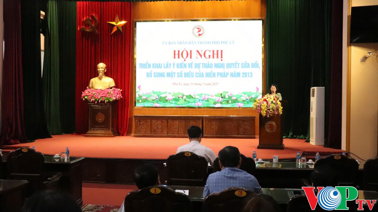 Thành phố Phủ Lý triển khai kế hoạch lấy ý kiến Nhân dân về dự thảo Nghị quyết sửa đổi Hiến pháp
