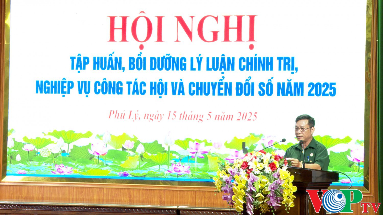 Hội CCB thành phố Phủ Lý tập huấn bồi dưỡng lý luận chính trị và nghiệp vụ công tác Hội CCB năm 2025