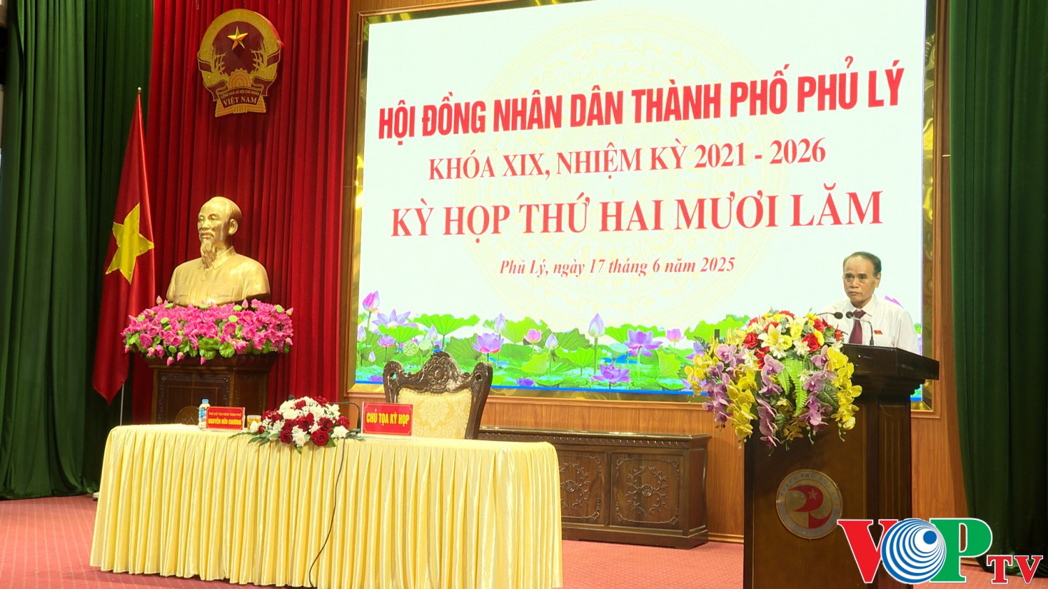 HĐND thành phố Phủ Lý khóa 19, nhiệm kỳ 2021 – 2026 tổ chức kỳ họp thứ 25