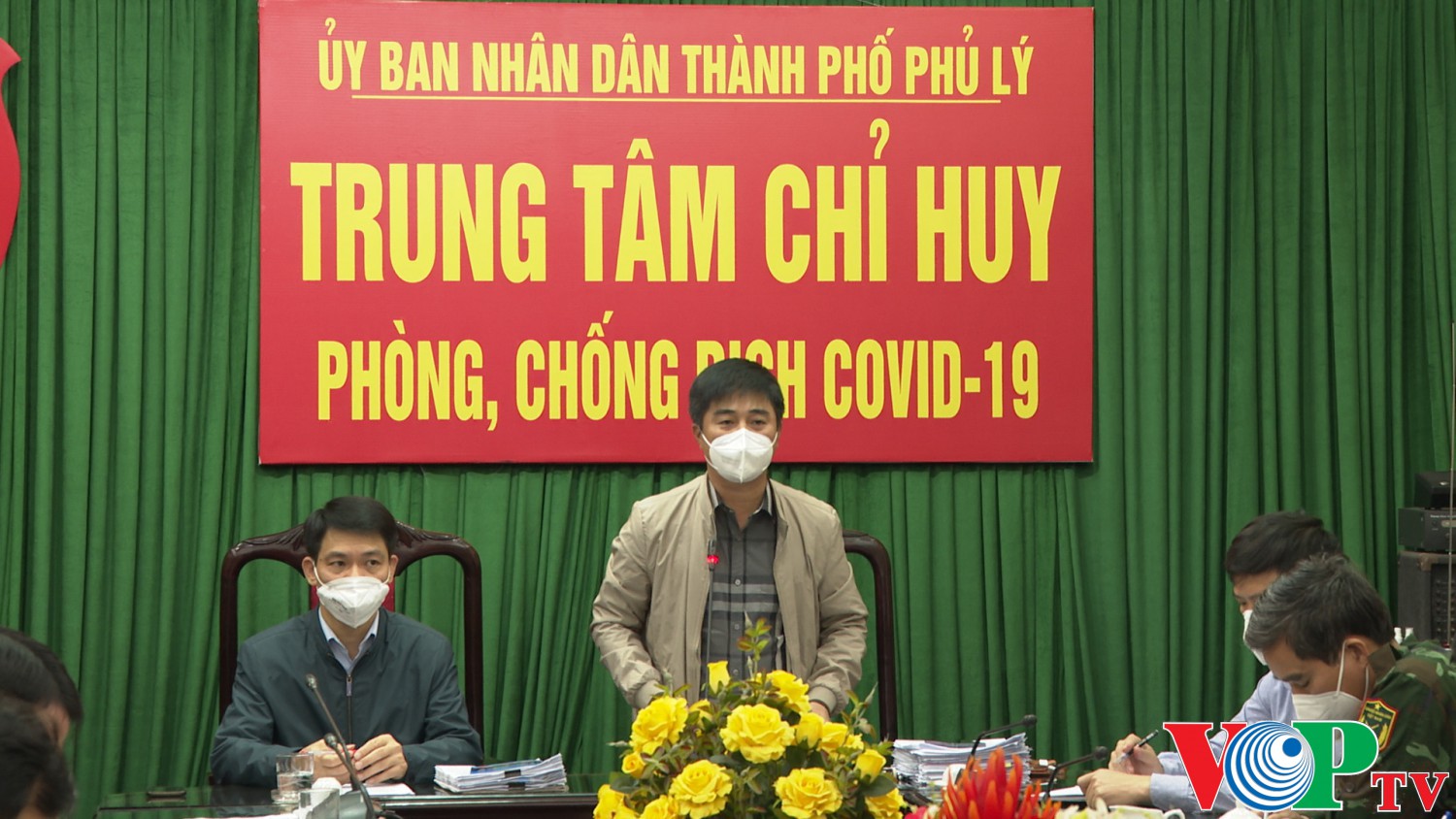 Trung tâm chỉ huy phòng chống dịch Covid -19 thành phố Phủ Lý triển khai các biện pháp phòng chống dịch bệnh Covid-19