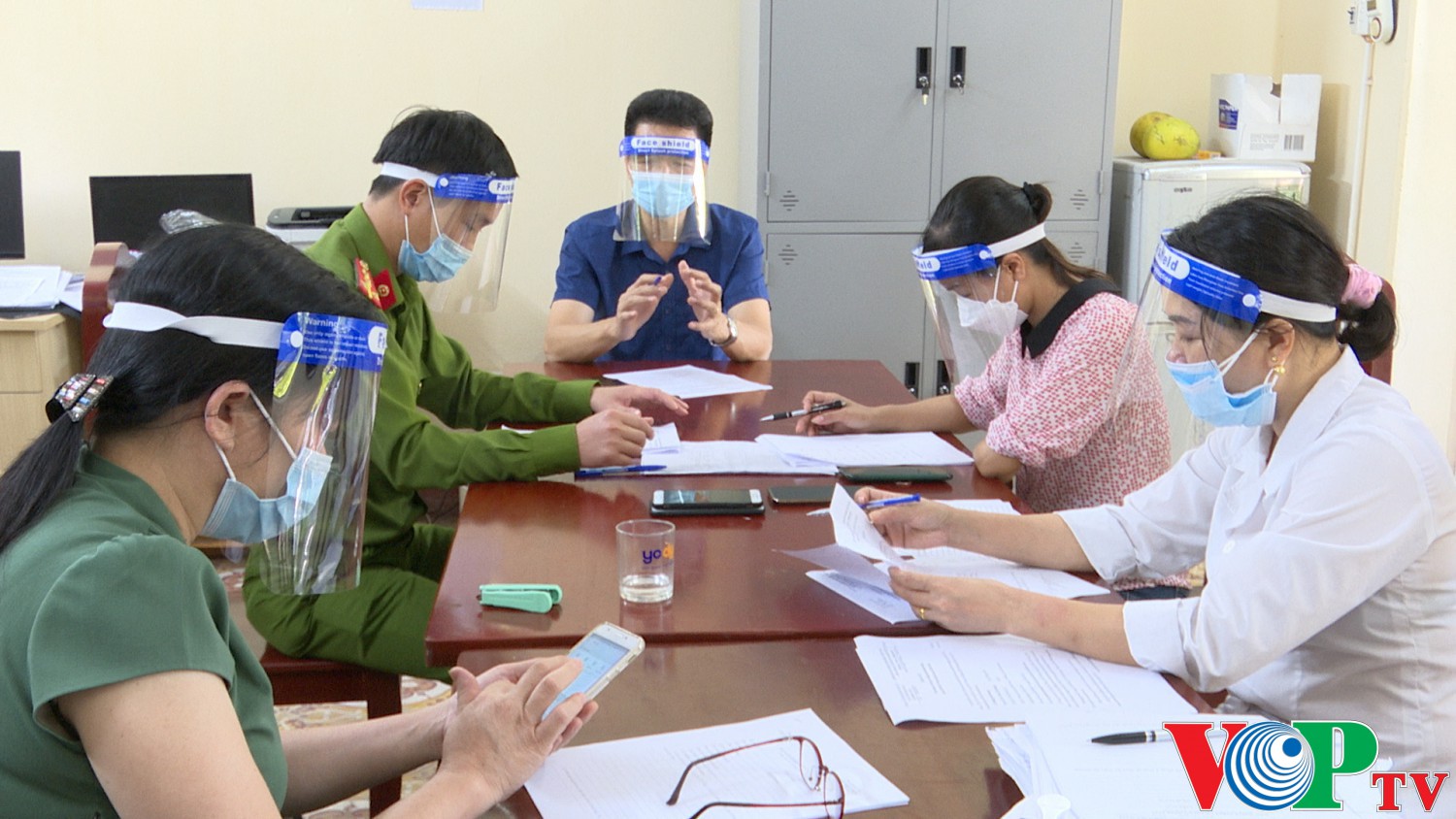 Xã Phù Vân họp Ban chỉ đạo phòng, chống dịch